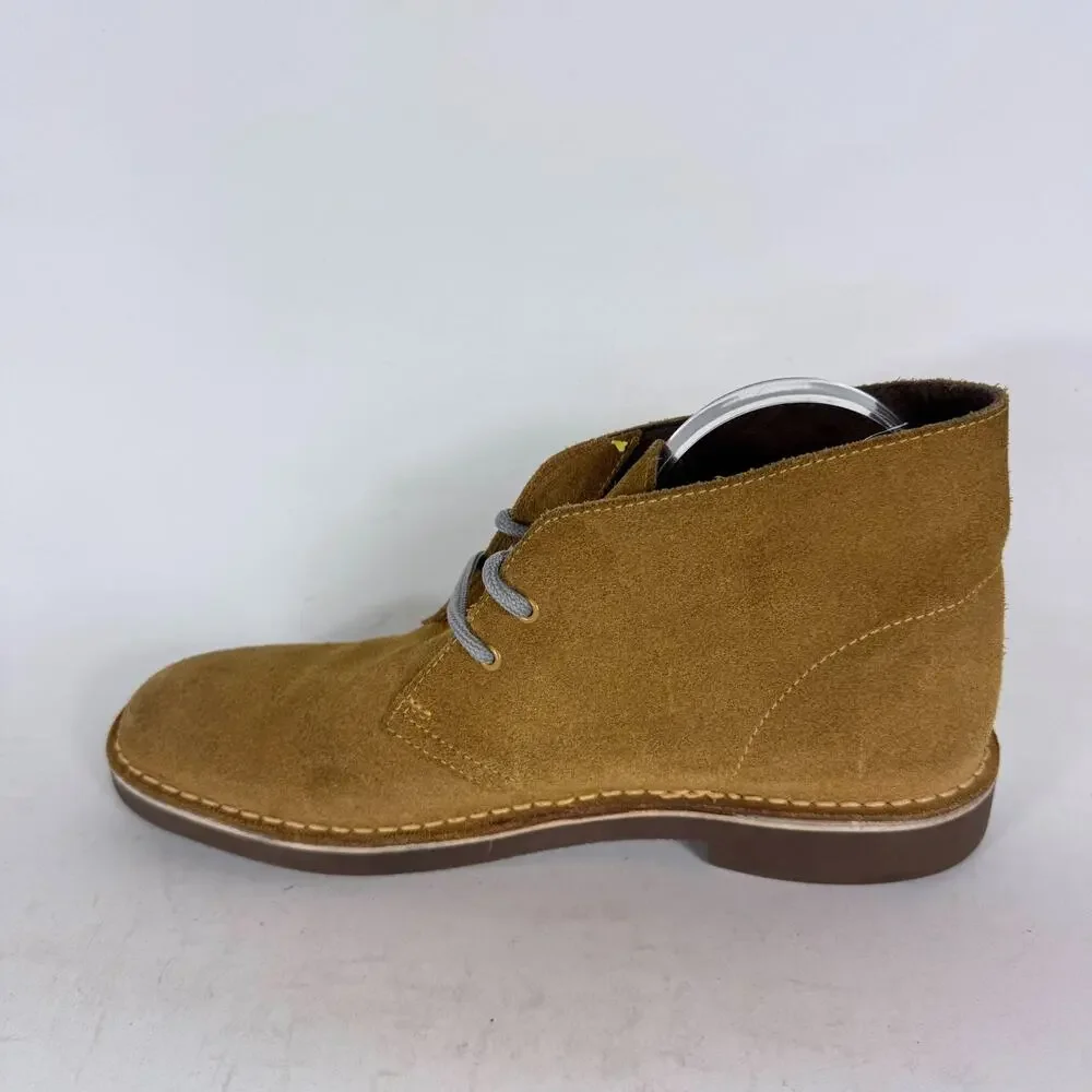Clarks Bushacre 2 Chukka Boot Men's 9 Brown Lace-Up Round Toe Block Heel Casual